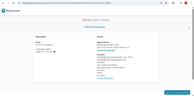 Review and Confirm Your Booking